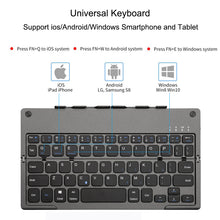 Load image into Gallery viewer, Foldable Mini Keyboard with Tablet Stand