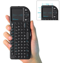 Load image into Gallery viewer, 2.4GHz Mini Wireless Keyboard with Touchpad
