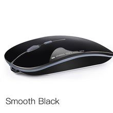 Load image into Gallery viewer, Silent Smooth Black 2400 DPI Wireless Mouse