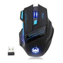 Load image into Gallery viewer, Adjustable 2400DPI Optical Wireless Gaming Mouse