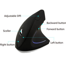 Load image into Gallery viewer, Adjustable 1600DPI Ergonomic Vertical Mouse