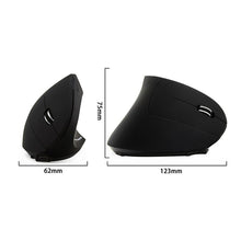 Load image into Gallery viewer, Shark Fin Vertical 1000 DPI Wireless Mouse
